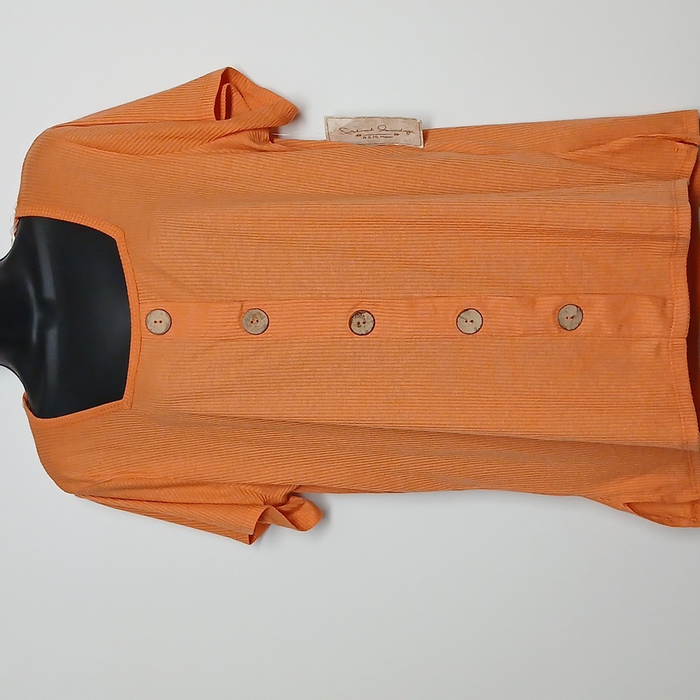 French Laundry Orange Women Shortsleeves Size XL NWT